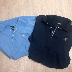 Ashworth golf polo dark blue light blue large 2 for 1